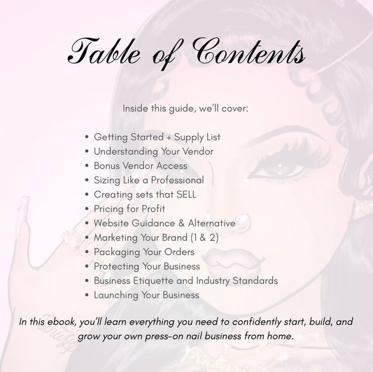 “Starting a Press-On Business”